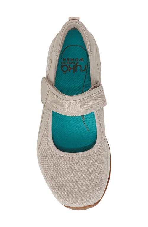 Ryka Rykä Echo Knit Mary Jane Sneaker In Terra Taupe