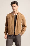 Nordstrom Suede Bomber Jacket