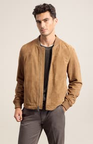 Nordstrom Suede Bomber Jacket
