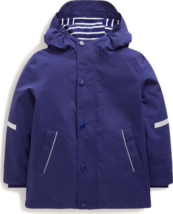 Boden Boys College Navy Waterproof Fisherman s Jacket