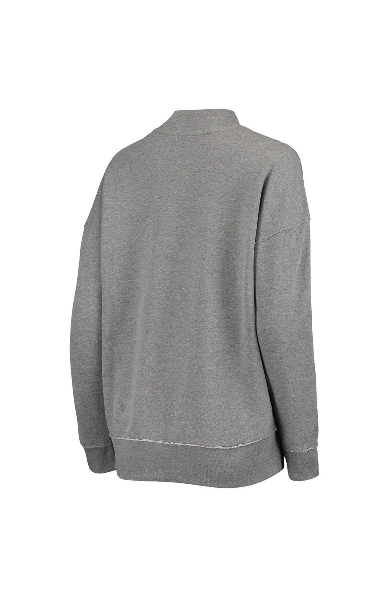 '47 Women's '47 Heathered Gray Oklahoma Sooners Sasha Ivy Pullover Sweatshirt, Alternate, color, 