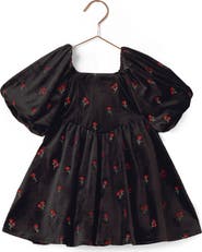 NORALEE Kids' Nina Velvet Floral Dress