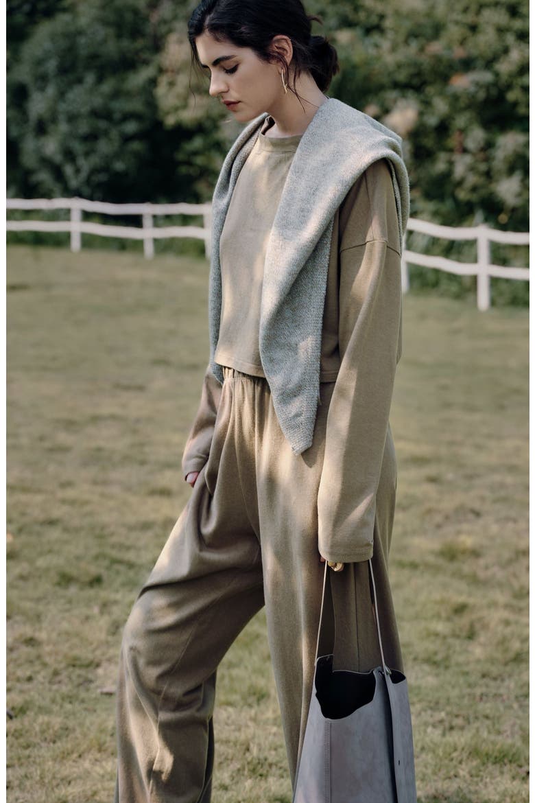 Aera Pull-on Pants, Alternate, color, olive