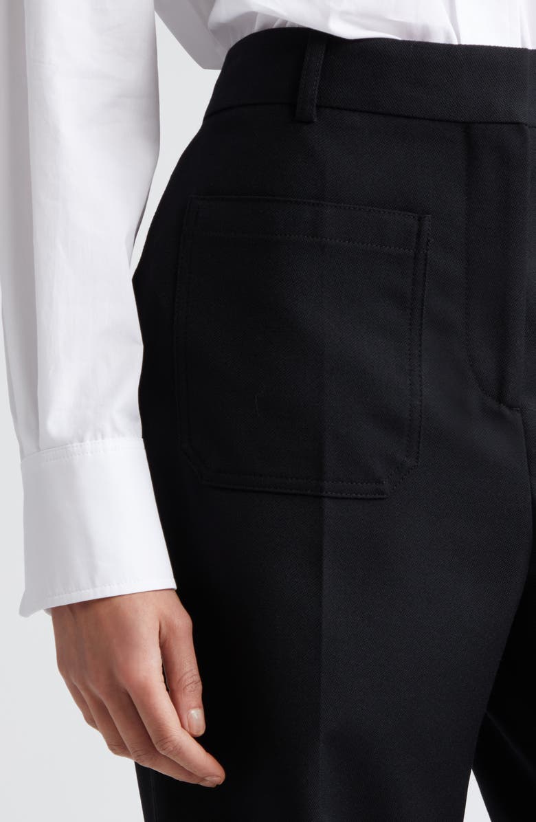 Victoria Beckham Alina Wide Leg Ponte Knit Trousers, Alternate, color,