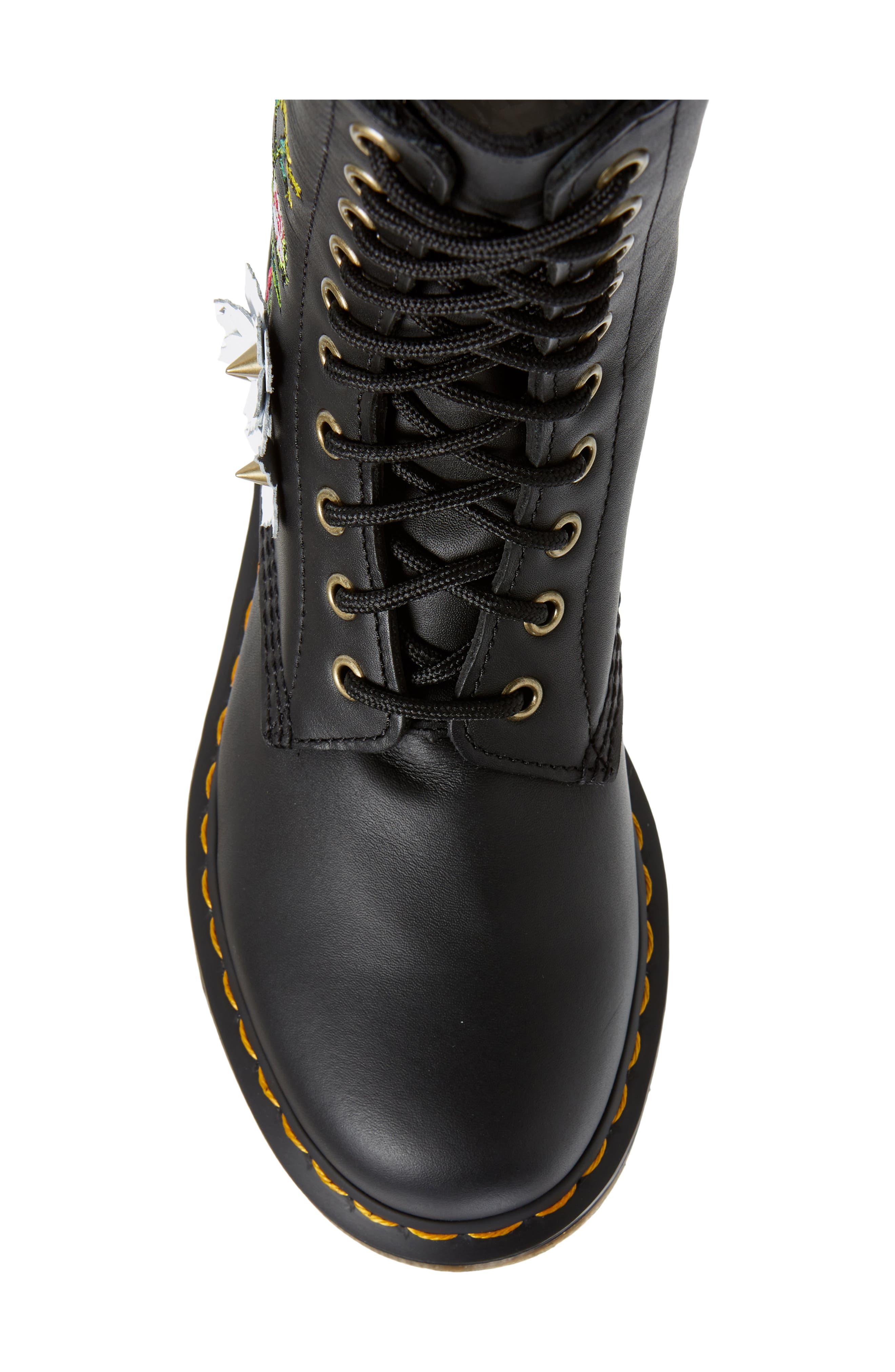 Dr. Martens 1490 Floral Bloom Combat Boot, Alternate, color, 