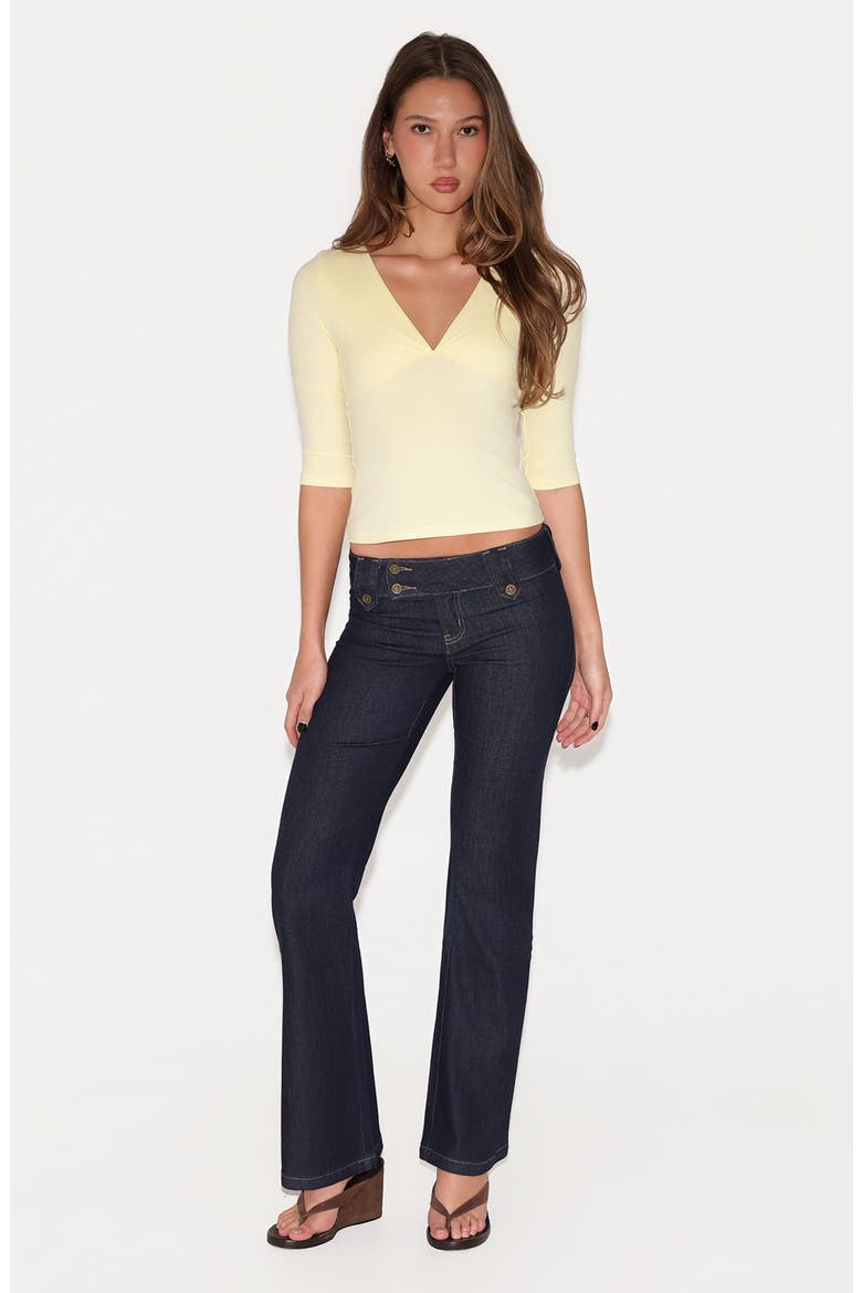 Kittie Low Waist Straight Leg Jeans, Alternate, color, BLUE WASH