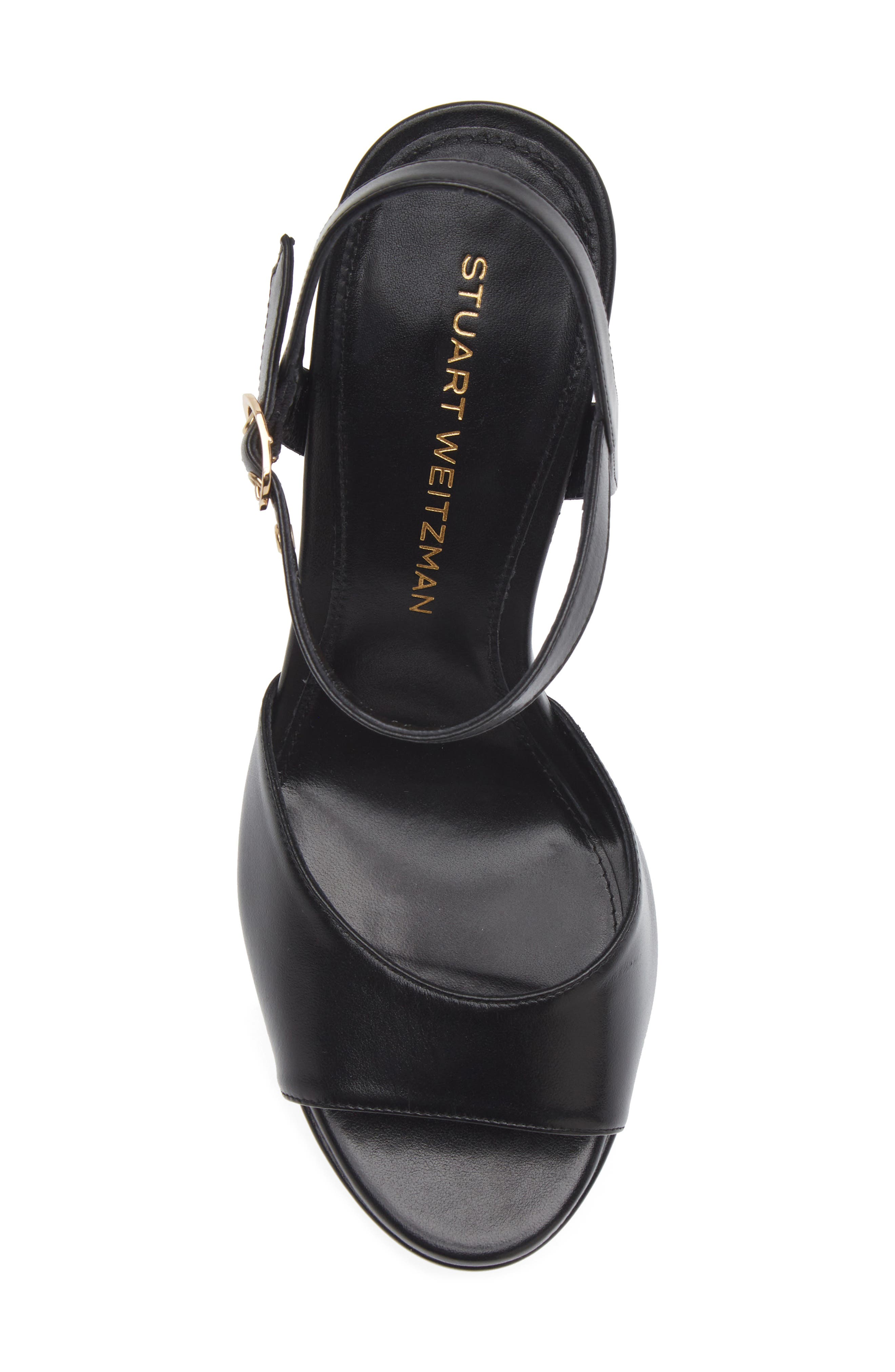 Reade Platform Sandal, Alternate, color, BLACK