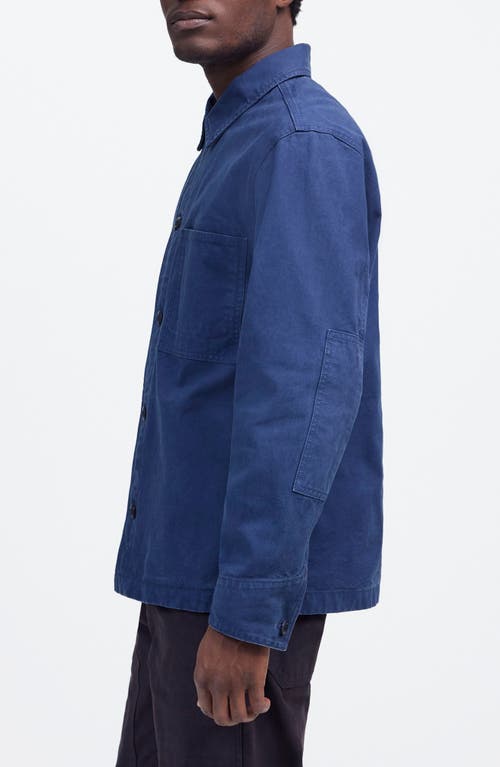 Madewell Overshirt In Vintage French Blue