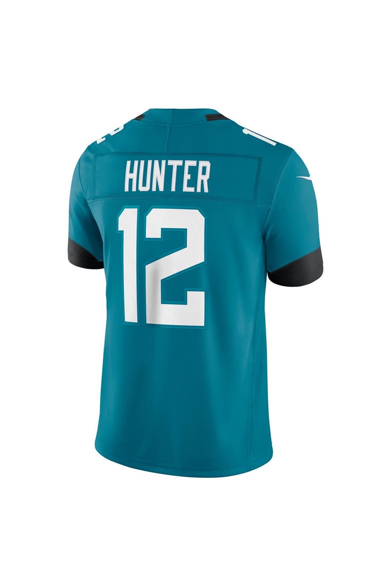 Men's Nike Travis Hunter Teal Jacksonville Jaguars Team Vapor F.U.S.E. Stitched Limited Jersey, Alternate, color, Teal