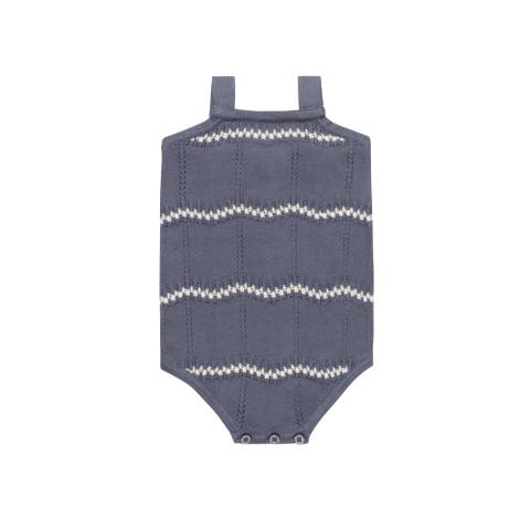 Looms Holland Collection - Boys Wave Knit Romper (Baby)