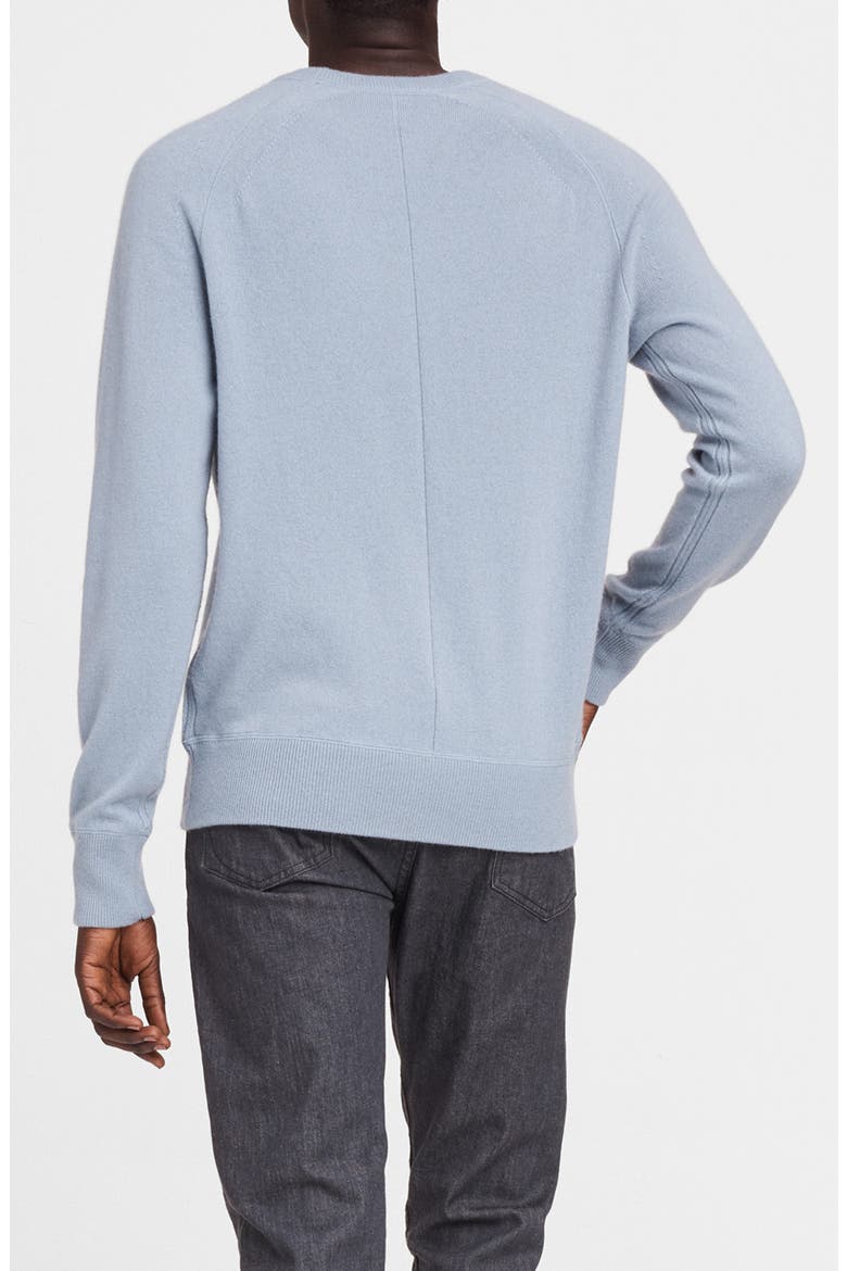 Harlow Cotton & Cashmere Raglan Sweater, Alternate, color, DUSTY BLUE