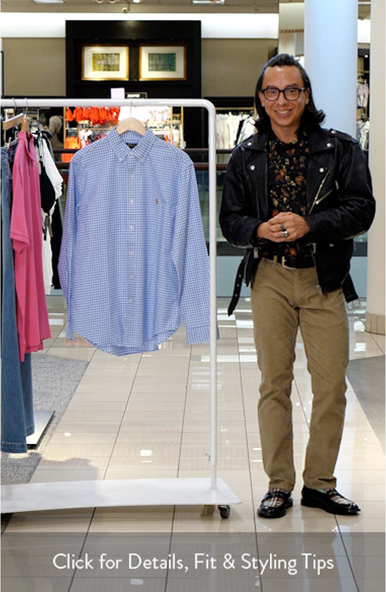 Gingham Classic Fit Oxford Button-Down Shirt, sales video thumbnail