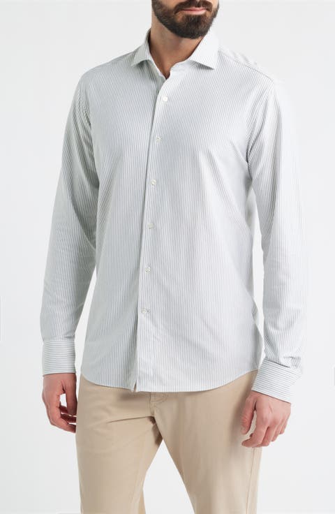 Crown Crafted Excursionist Flex Stripe Button-Up Shirt
