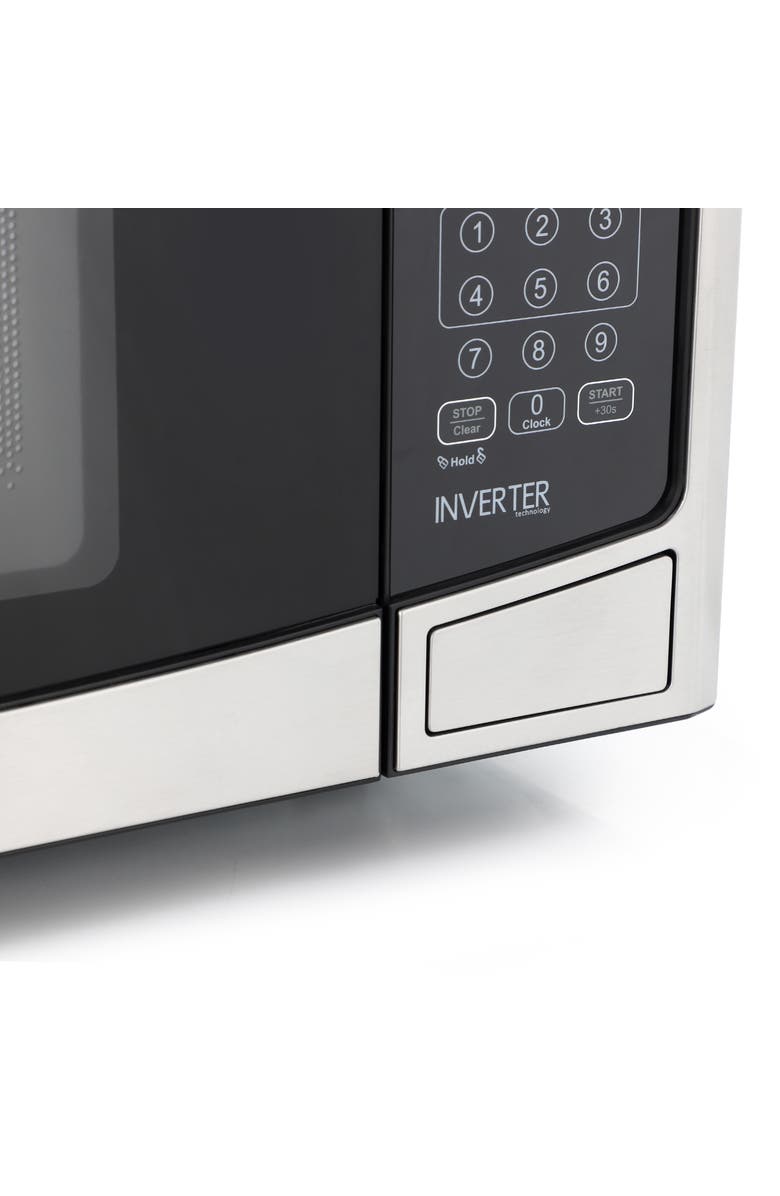 EMERSON 1.2 Cu ft 1000 Watt Countertop Microwave Oven, Alternate, color, Silver