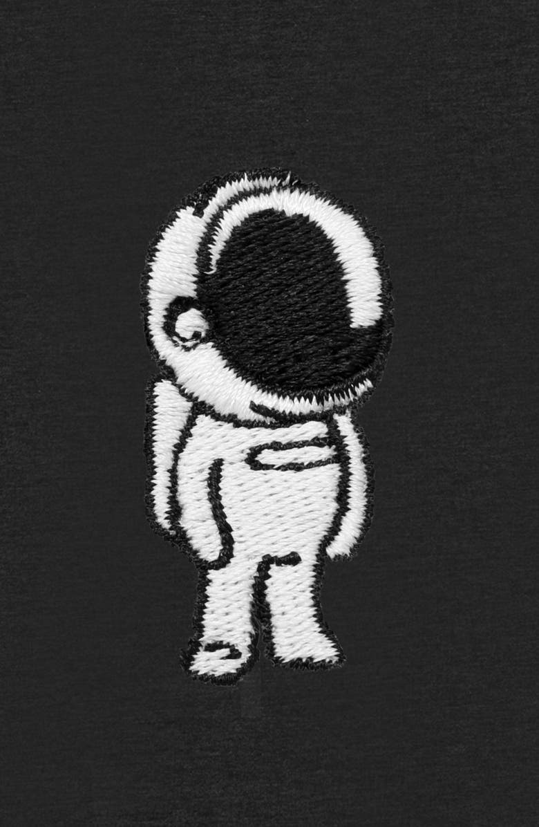 Dalix Astronaut Cropped Hoodie, Alternate, color, Dark Heather