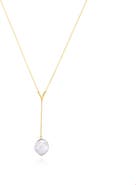 The Lovery Fine Jewelry Pearl Drop Lariat Necklace