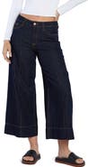 Wash Lab Denim Isla High Waist Crop Wide Leg Jeans