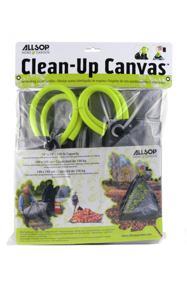 Allsop Home & Garden Clean-Up Canvas, Main, color, Black