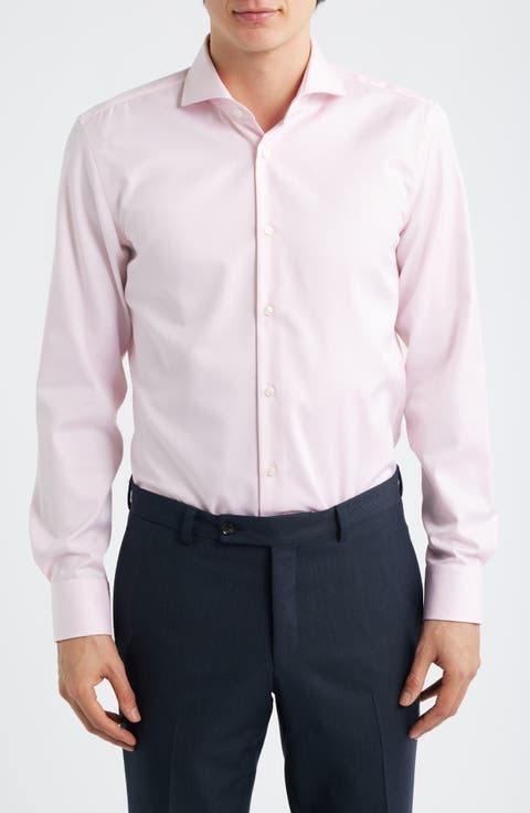 P-Hank Slim Fit Cotton Dress Shirt