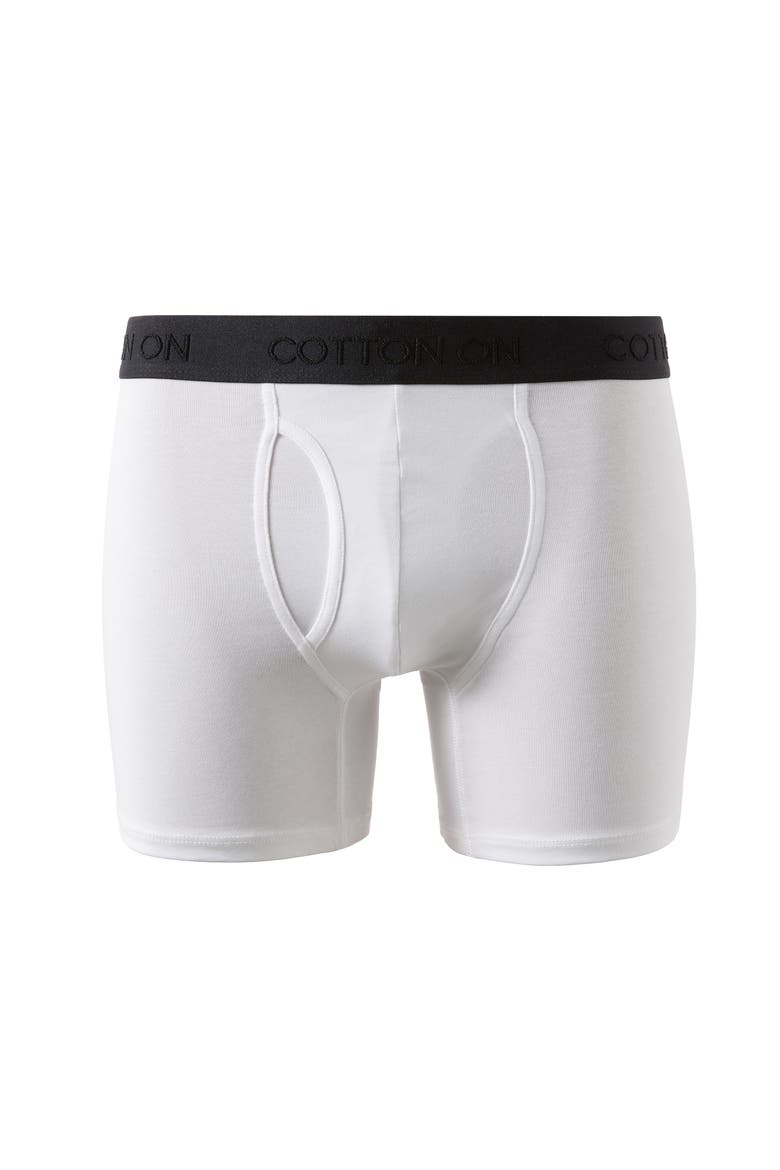 Men's Mens Organic Cotton Boxer Brief, Main, color, White