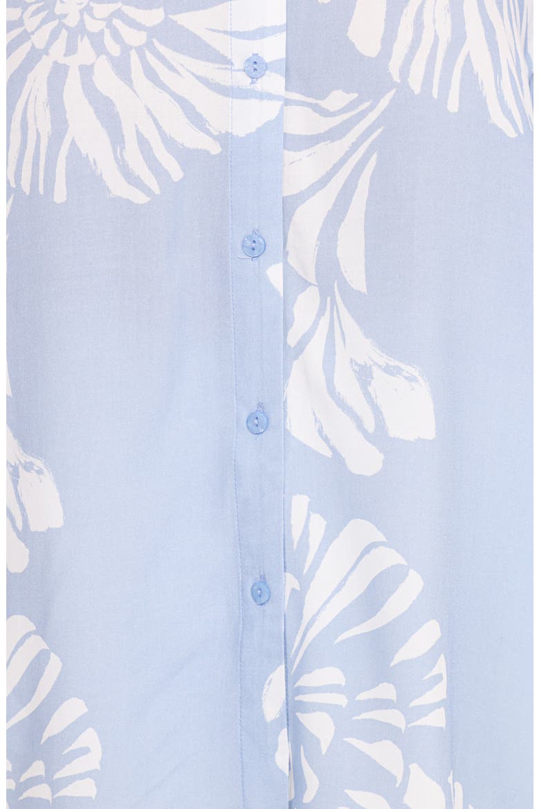 Riva Shell Print Short Sleeve Button-Up Shirt, Alternate, color, SHELL PRINT