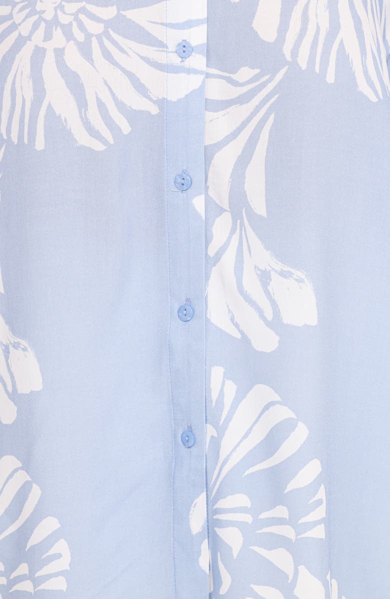 Petal & Pup Riva Shell Print Short Sleeve Button-Up Shirt, Alternate, color, Shell Print