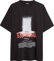 Balenciaga Oversize The Door Graphic T-Shirt