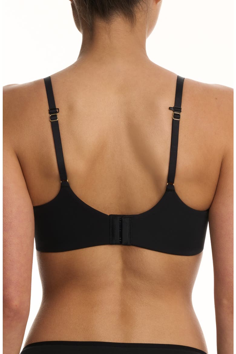 Radiance Underwire Unlined Bra, Alternate, color, BLACK