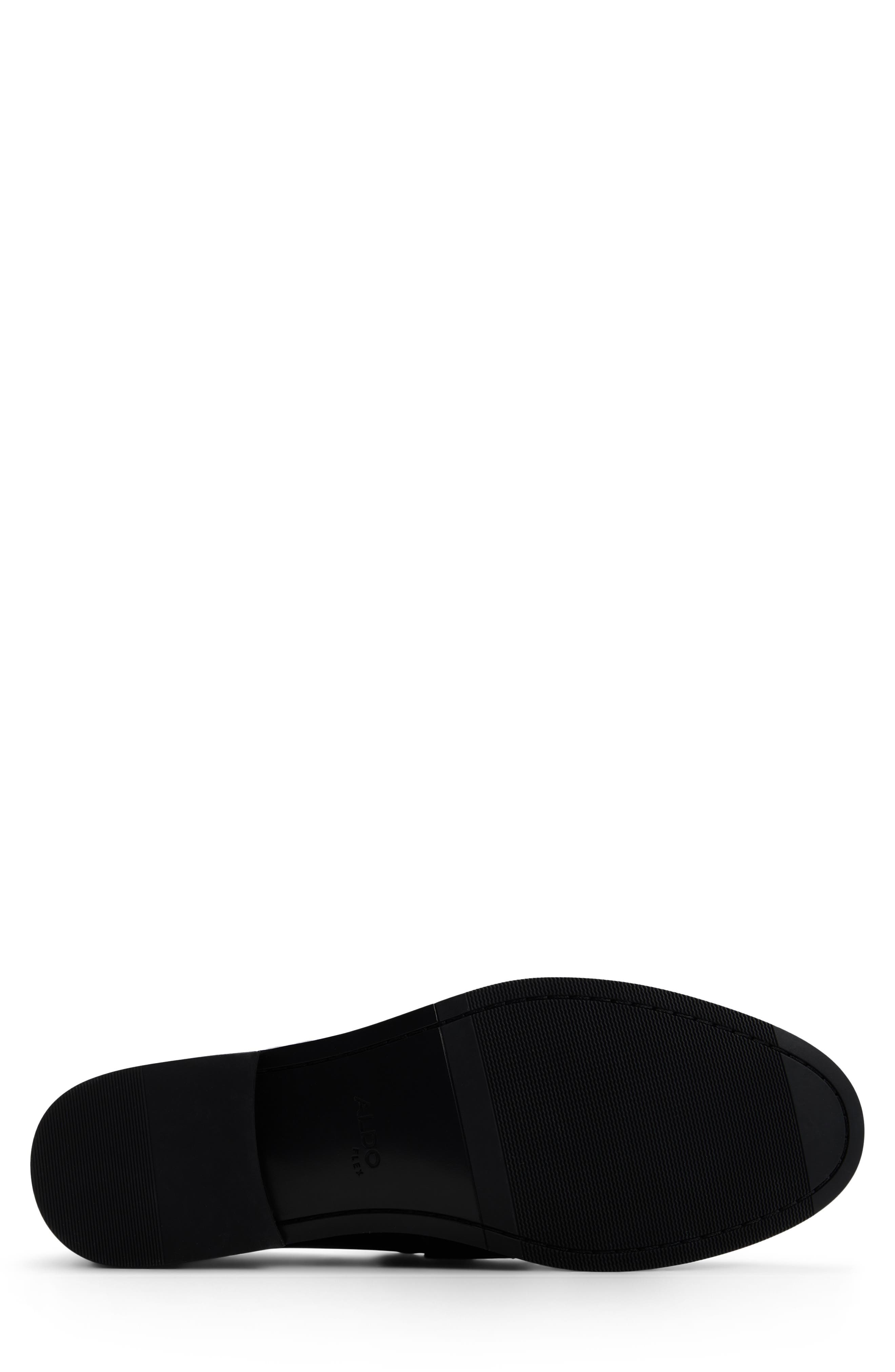 Fano Leather Penny Loafer, Alternate, color, BLACK