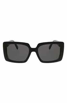 BCBG 54mm Rectangular Sunglasses