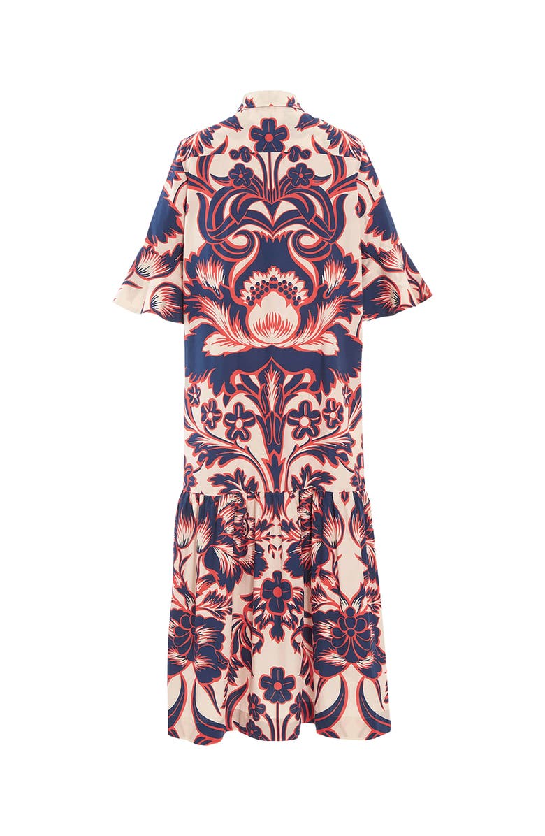 La DoubleJ Artemis Dress Va-Va Placée White, Alternate, color, 