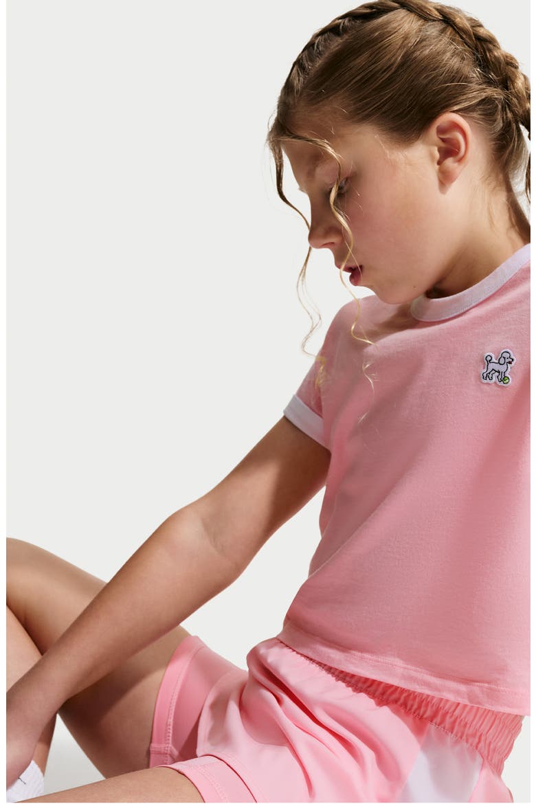 Kids' Nike One Skort, Alternate, color, MEDIUM SOFT PINK/ WHITE