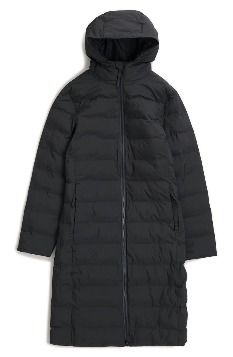 Seasalt Cornwall Keser Waterproof Hooded Puffer Coat, Alternate, color, Black