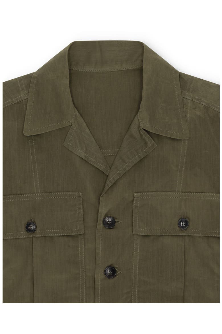 Solomon Cotton Cerato Overshirt, Alternate, color, SAGE