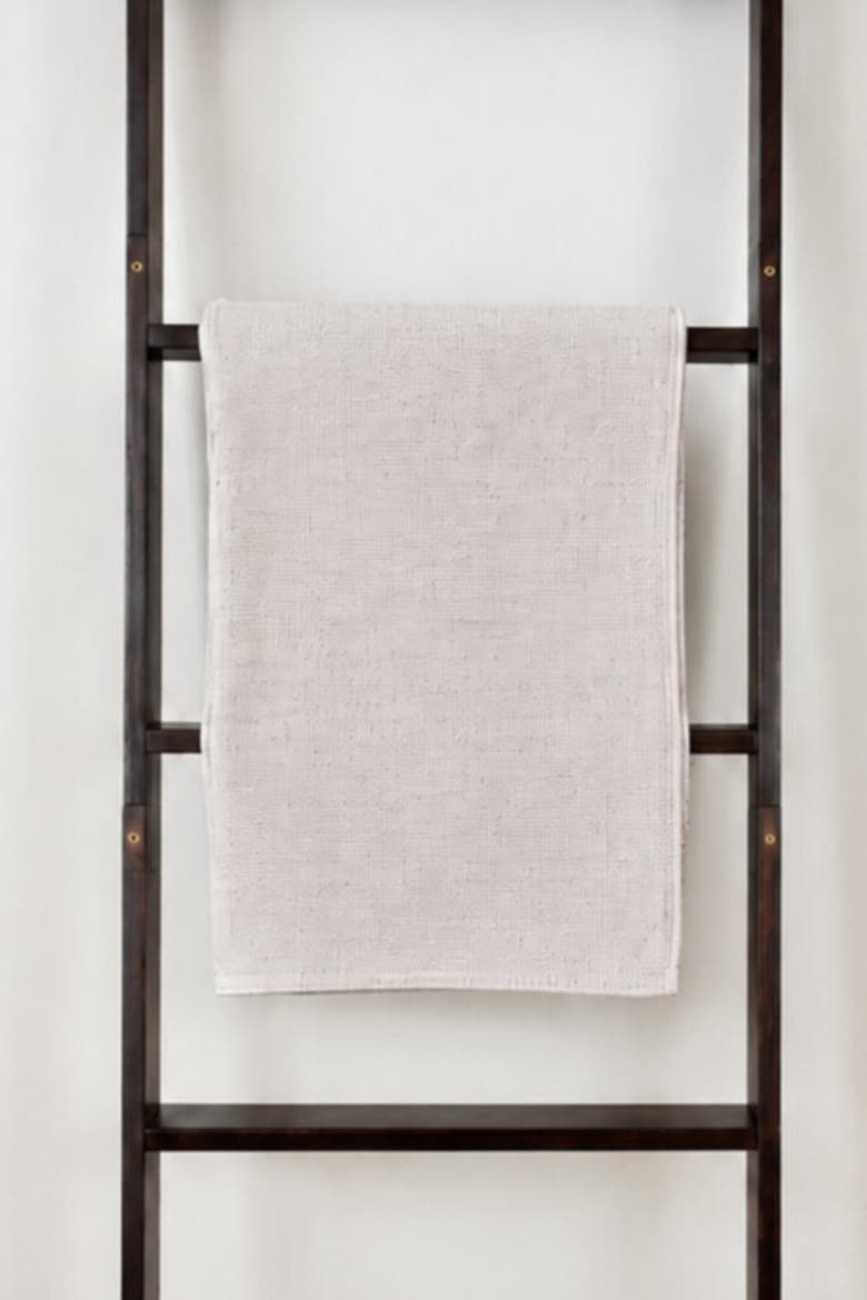Stucco Organic Cotton Terry-Lined Turkish Bath Towel, Alternate, color, Beige