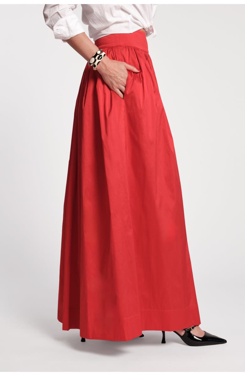 Frances Valentine Ball Skirt, Alternate, color, Red