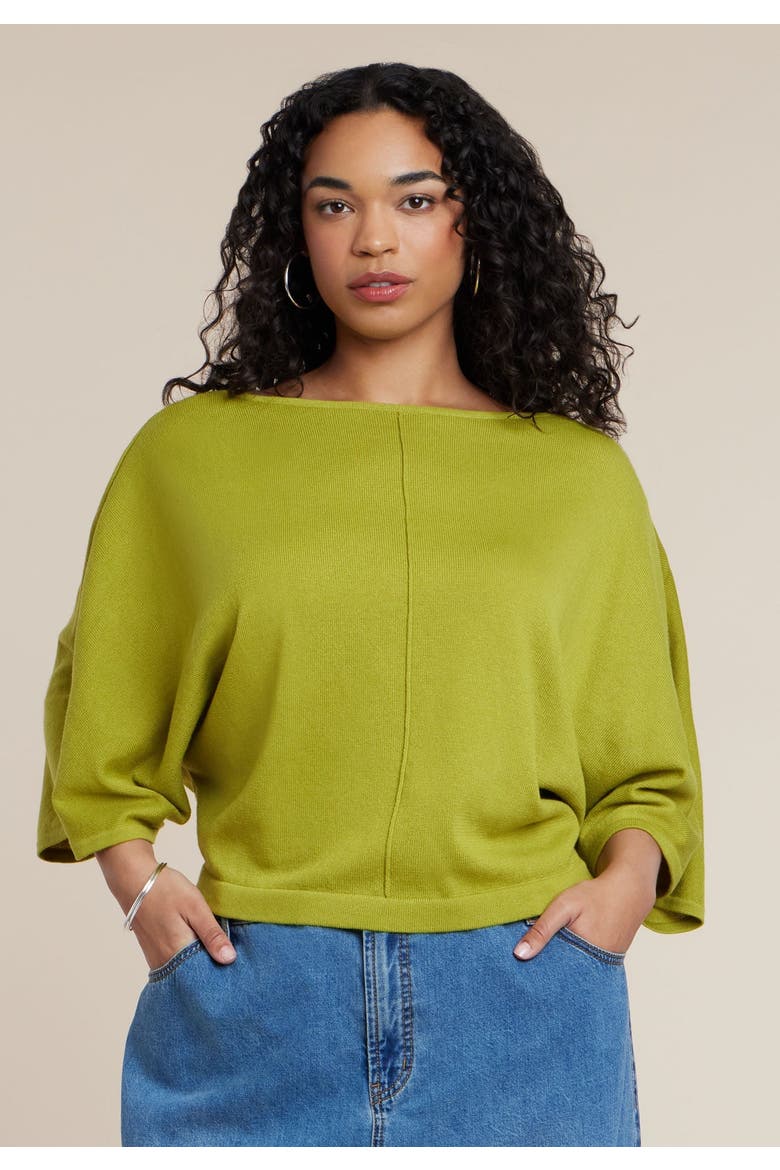 Oversized Cape Sweater, Main, color, PEAR LIQUEUR