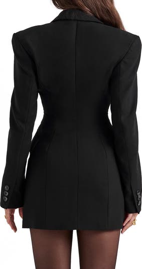 Amia Long Sleeve Blazer Minidress