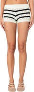 EDIKTED Galia Stripe Knit Sweater Shorts