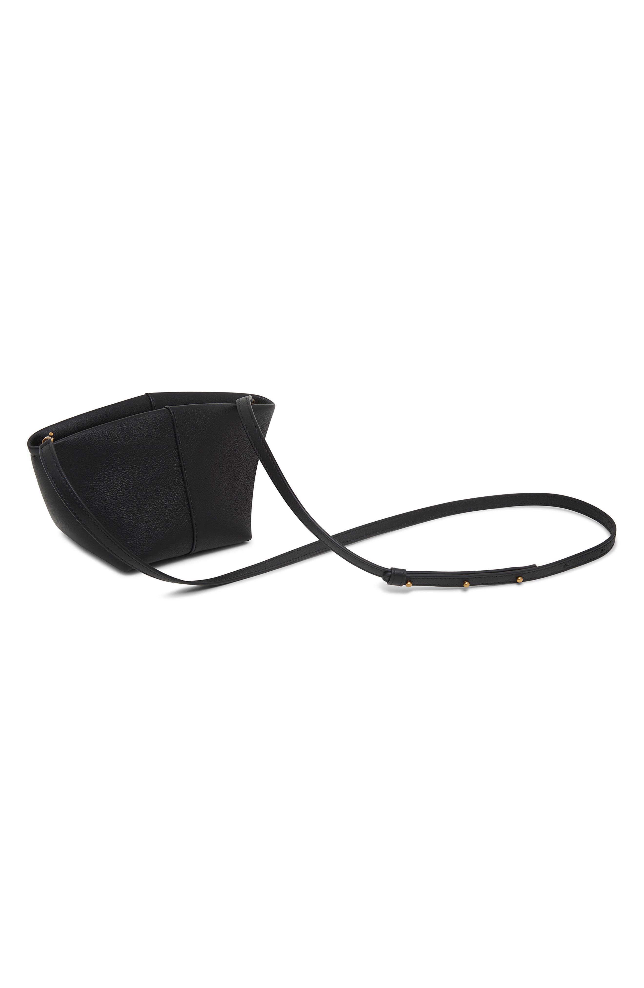 Mansur Gavriel Mini Tulipano Leather Crossbody Bag, Alternate, color, 