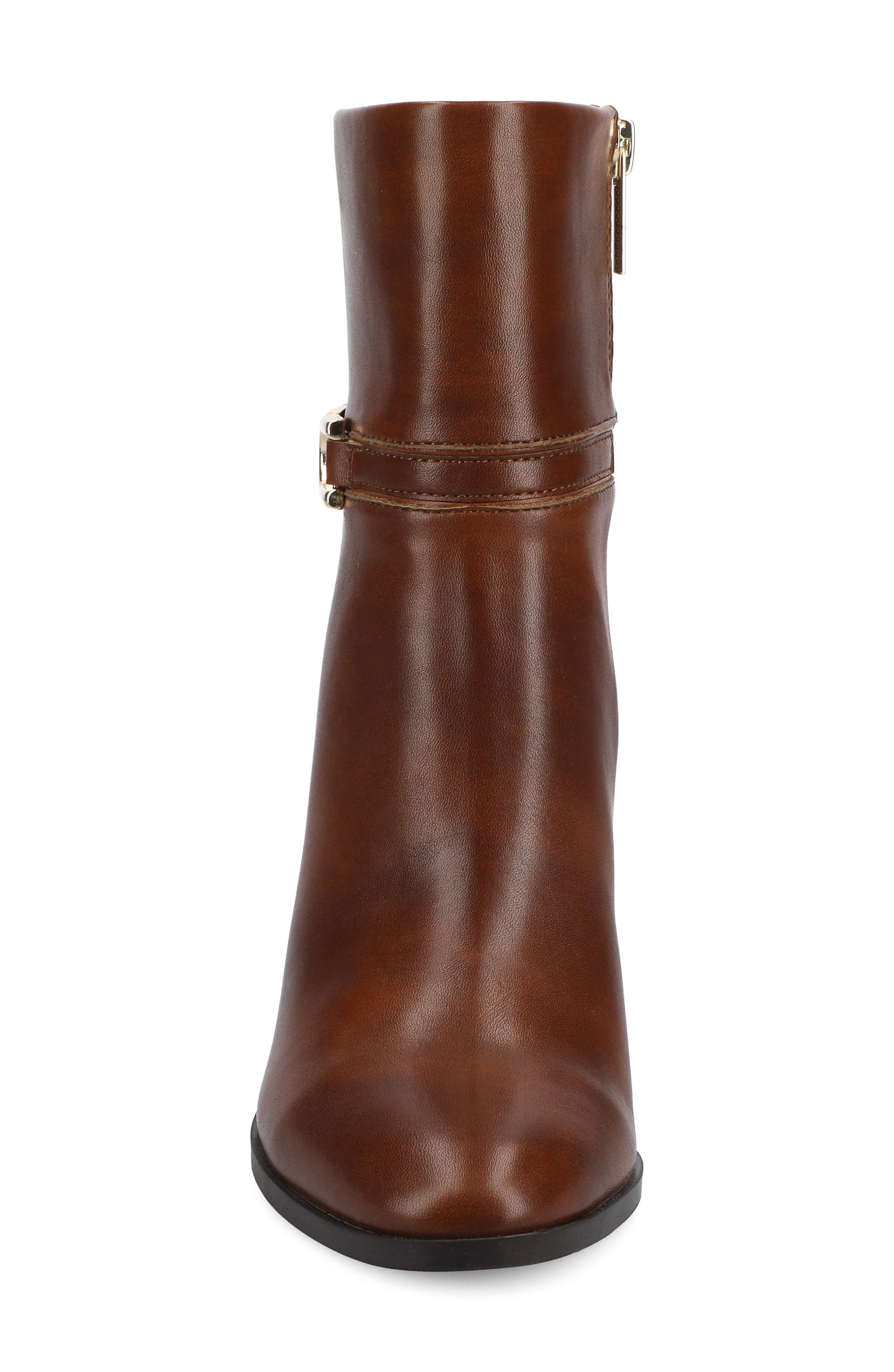 Freyja Bootie, Alternate, color, COGNAC SMOOTH