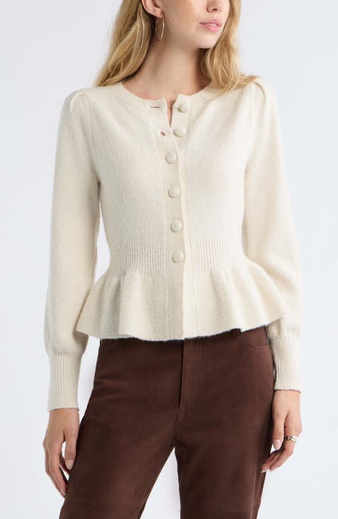 Peplum Cardigan