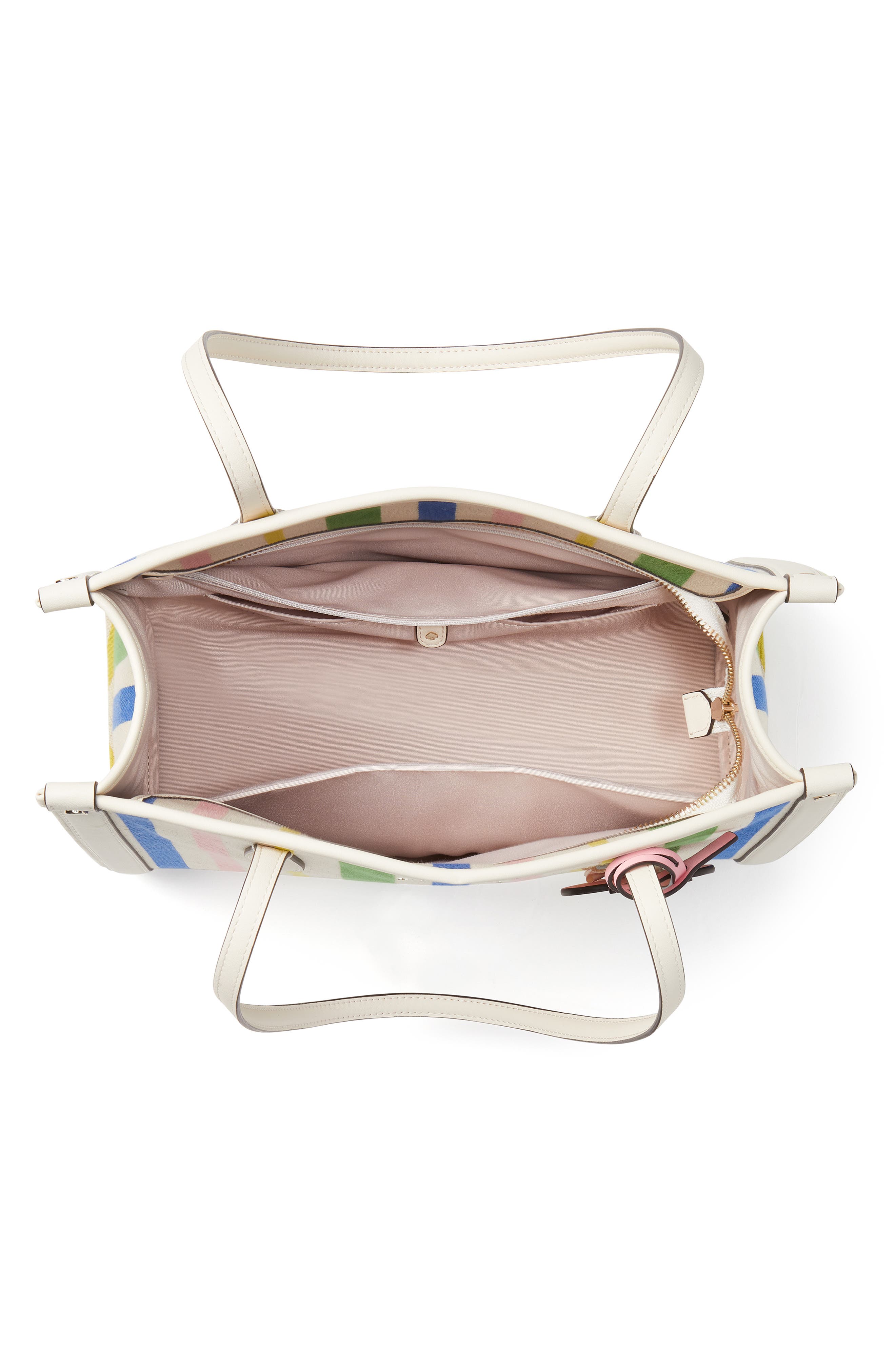 Kate Spade New York market breezy stripe print tote, Alternate, color, 