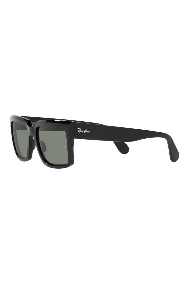 Inverness 54mm Pillow Sunglasses, Alternate, color, BLACK / GREEN