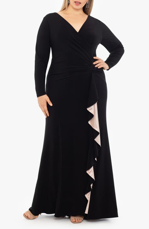 Nordstroms plus size evening dresses best sale