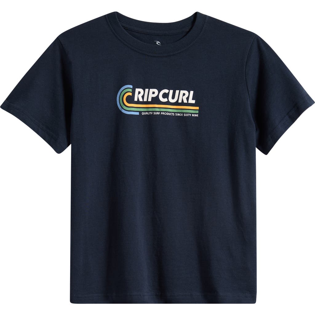 Rip Curl Kids' Like Mumma Graphic T-shirt In Blue
