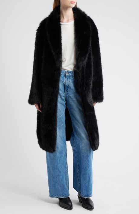 Thread & Supply Long Faux Fur Coat