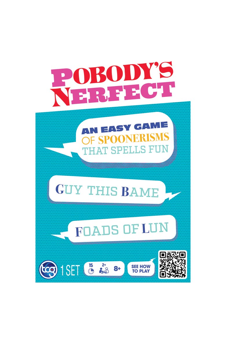 Pobody's Nerfect Game Party Game, 300 Cards, Ages 8+, Alternate, color, Multicolored