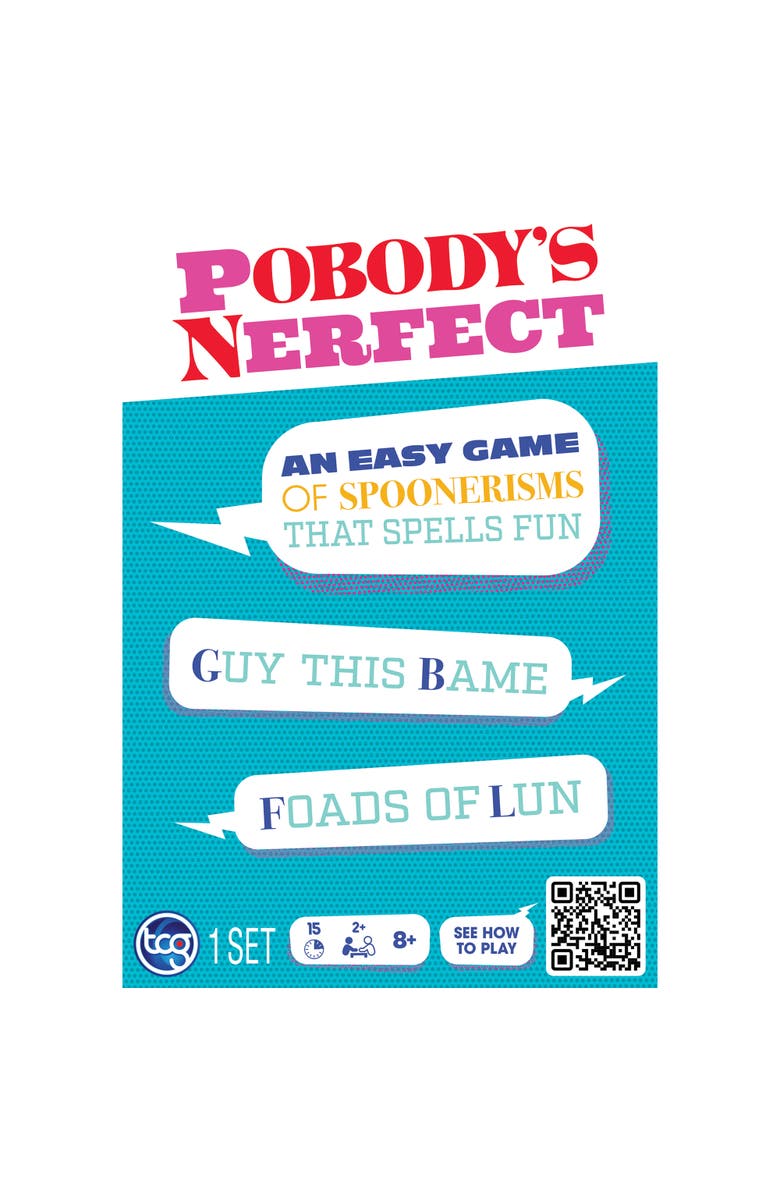 Longshore Pobody
s Nerfect Game Party Game, 300 Cards, Ages 8+, Alternate, color, Multicolored