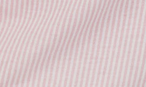 Ralph Lauren Lauren  Stripe Boxer Pajama Shorts In Pink Stripe
